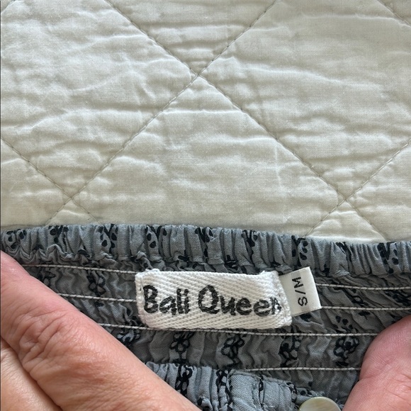 Black and Gray Boho style High-Low skirt - Picture 4 of 4